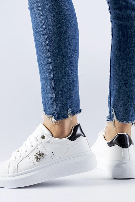 Balti sneakers ar cirkoniju Fairfax