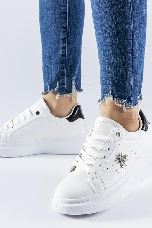 Balti sneakers ar cirkoniju Fairfax