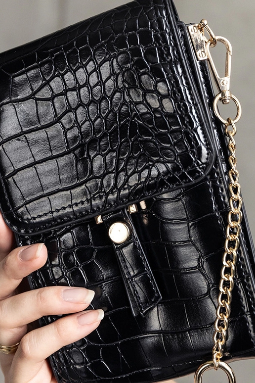 Melna soma dekorēta ar Decatur reljefu