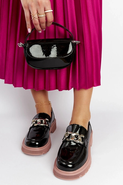 Melni ādas kurpes GOE LL2N4039