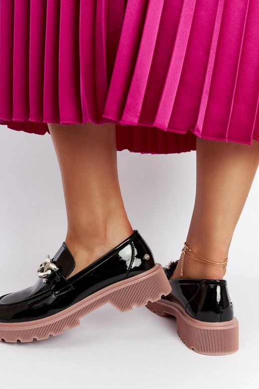 Melni ādas kurpes GOE LL2N4039