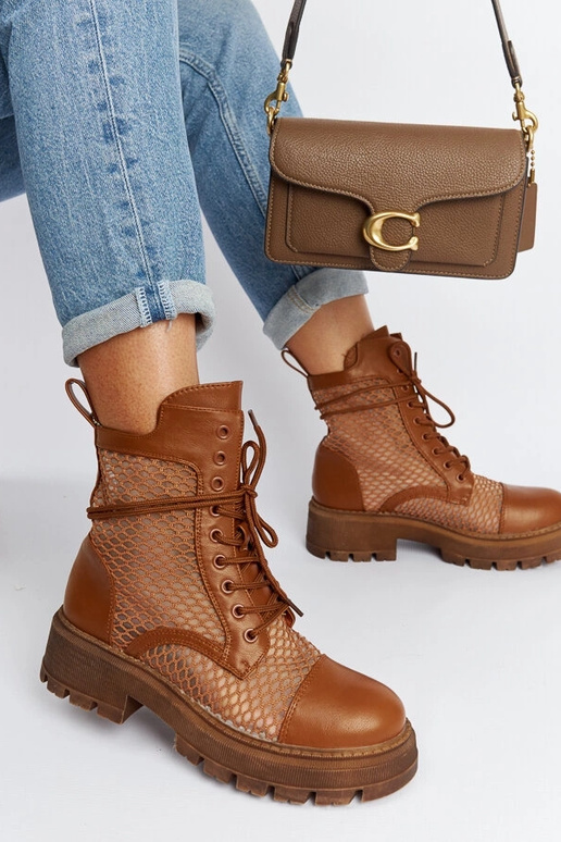 Brūni caurspīdīgi Waldeck zābaki