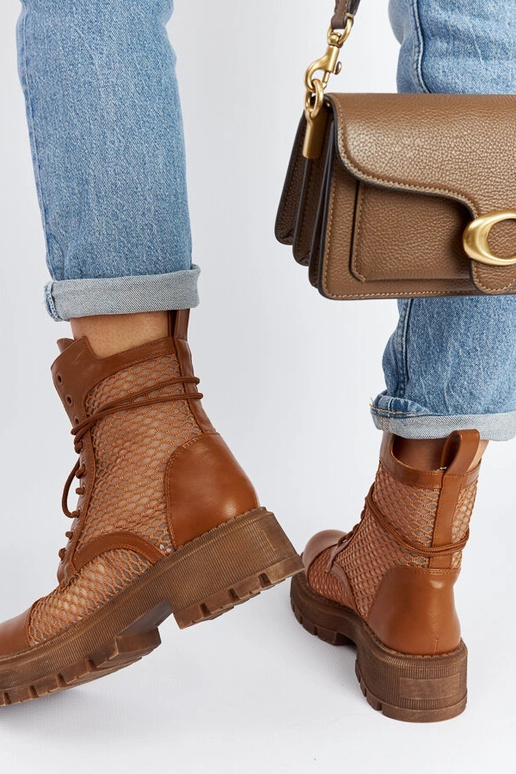 Brūni caurspīdīgi Waldeck zābaki