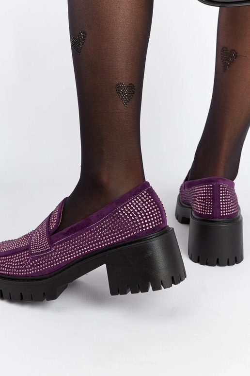 Violetas kurpes ar masīvu papēdi Parent Violetas kurpes ar masīvu papēdi Parent