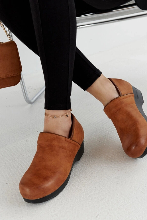 Brūnas Montoro platformas apavi -... Brūnas Montoro platformas apavi -...