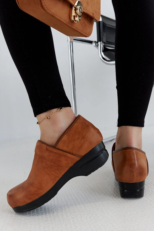 Brūnas Montoro platformas apavi -... Brūnas Montoro platformas apavi -...