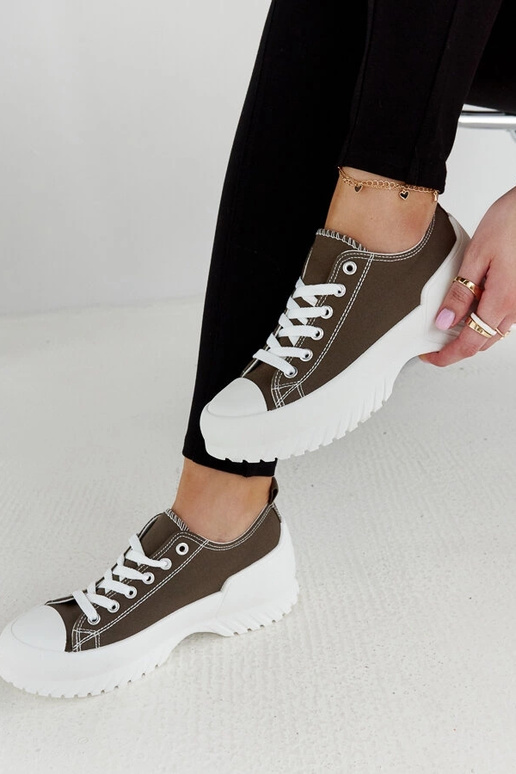 Monteleone zaļas platformas kedas