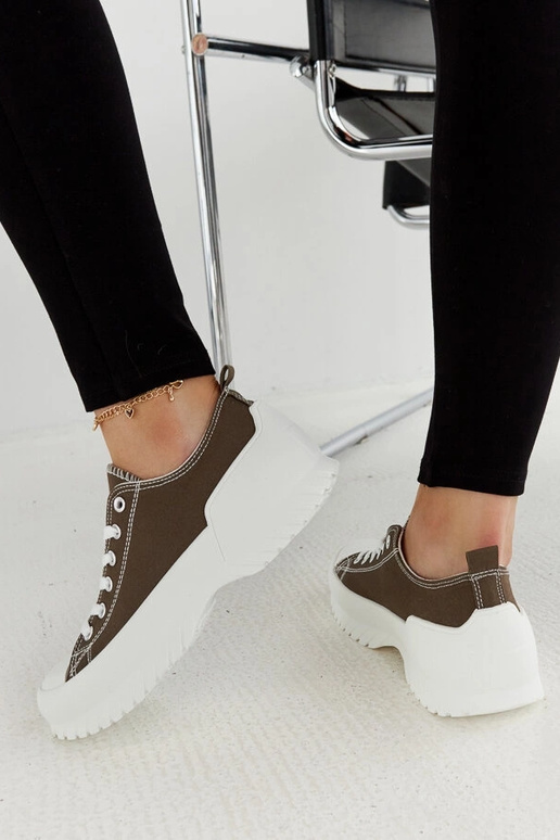 Monteleone zaļas platformas kedas