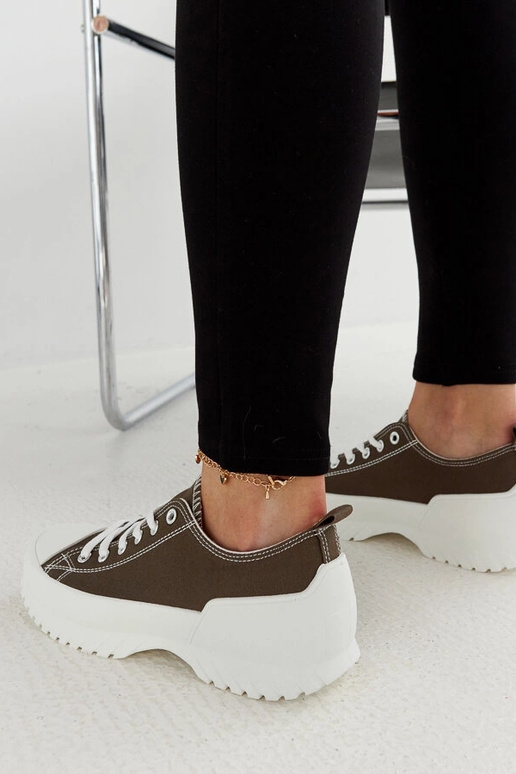 Monteleone zaļas platformas kedas