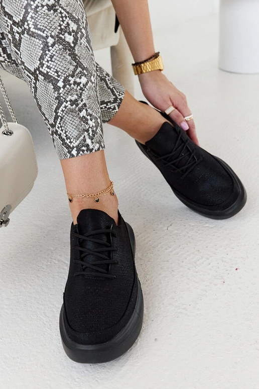 Melnas sieviešu kedas uz platformas,...