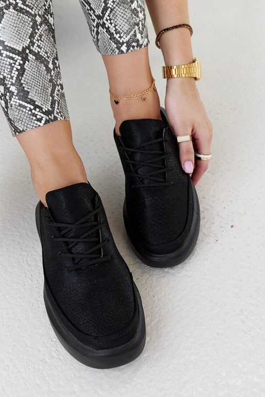 Melnas sieviešu kedas uz platformas,...