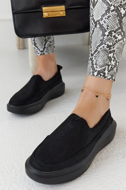 Melnas ažūra sieviešu kurpes,...