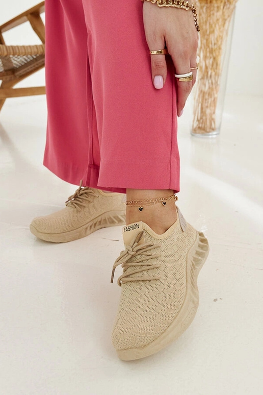 Bēša auduma kedas Mira