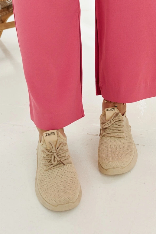 Bēša auduma kedas Mira