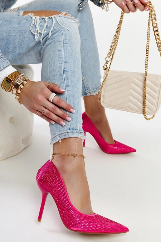 Tumši rozā Liena augstpapēžu kurpes