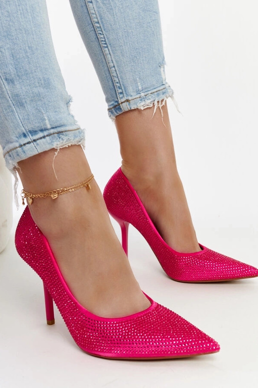 Tumši rozā Liena augstpapēžu kurpes