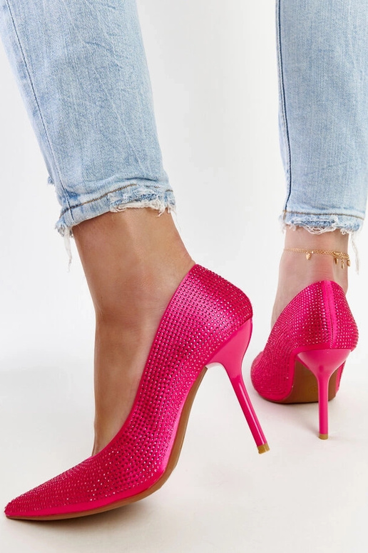 Tumši rozā Liena augstpapēžu kurpes