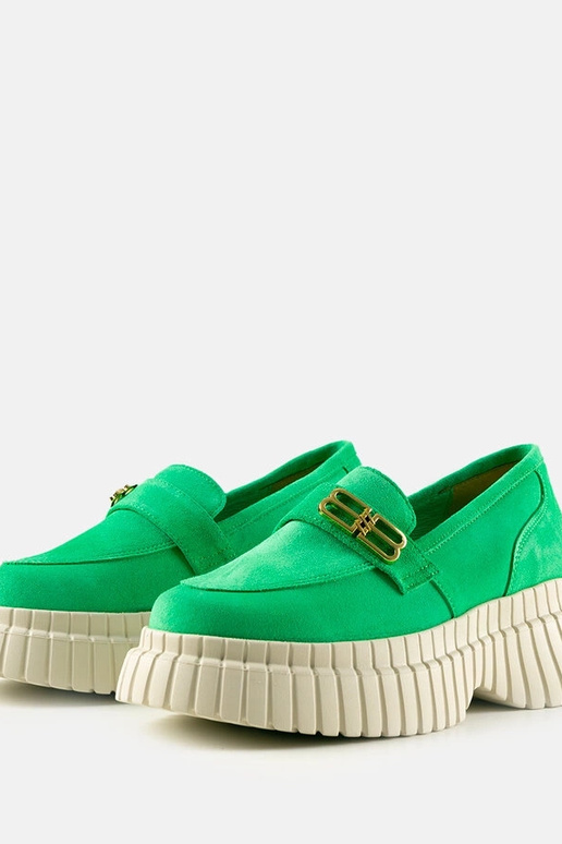 Zaļi zamšādas puszābaki Karino Zaļi zamšādas puszābaki Karino