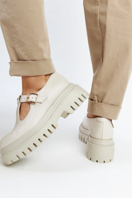 Bežīgi ādas puszābaki Karino Bežīgi ādas puszābaki Karino