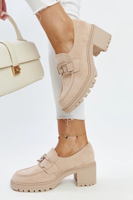 Bēši puszābaki ar ādas zolīti Vinceza...