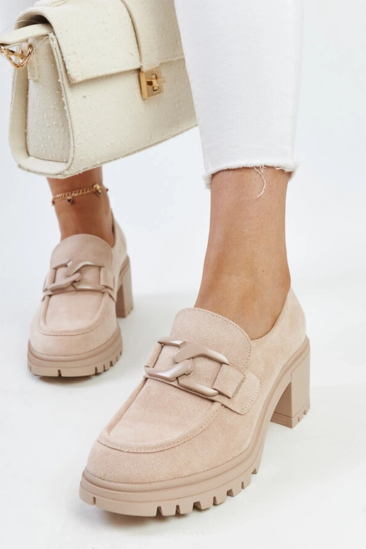 Bēši puszābaki ar ādas zolīti Vinceza...