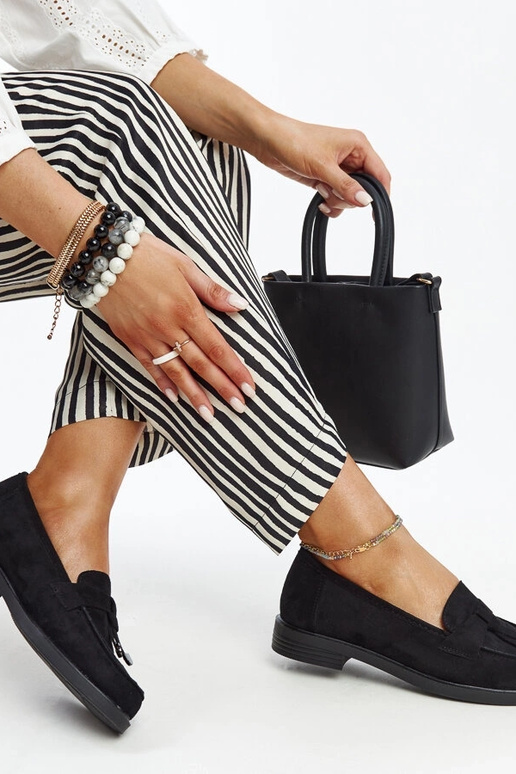 Vinceza melni zamšādas klaipi