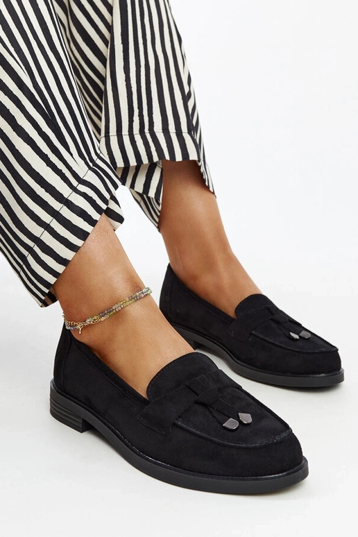 Vinceza melni zamšādas klaipi