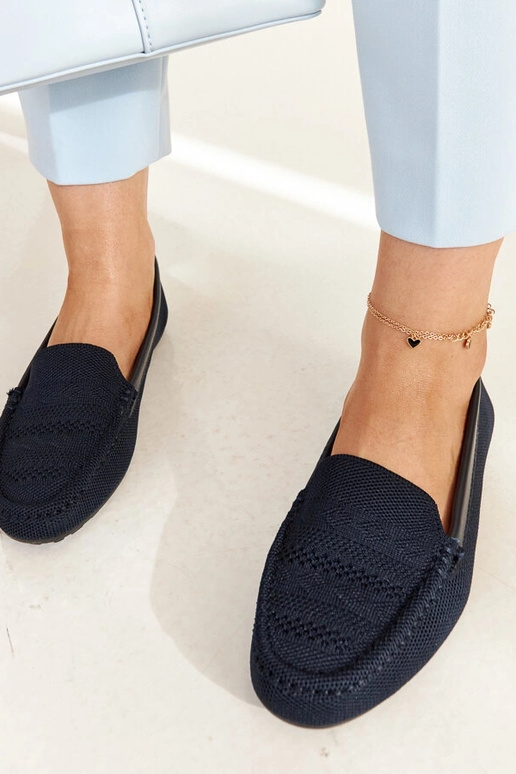 Tumši zila auduma klaseņi Fiammetta