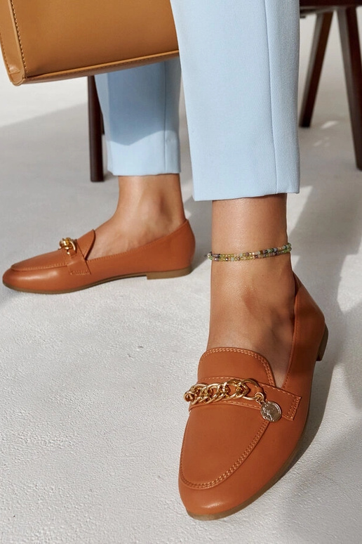 Scaletta Ķēdes Loafers Silti brūns