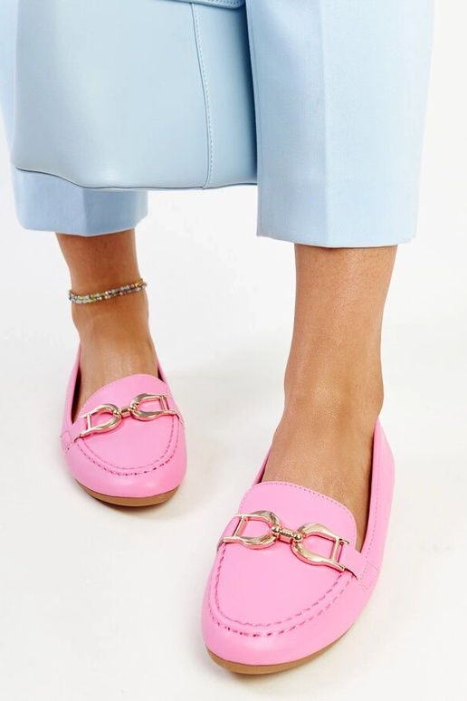 Tumši rozā mokasīni ar sprādzi Najla