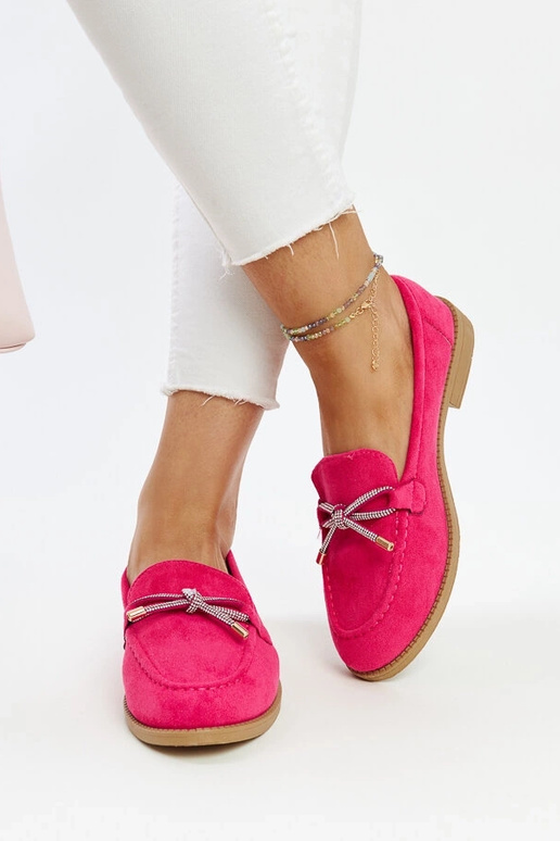Endike tumši rozā mokasīni ar...