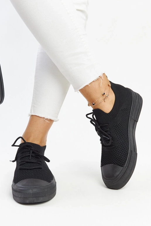 Melnas vieglas Senaida sporta kedas