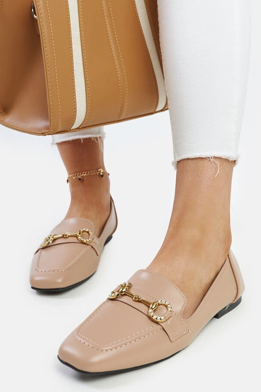 Bēši Areebah sprādzes mokasīni