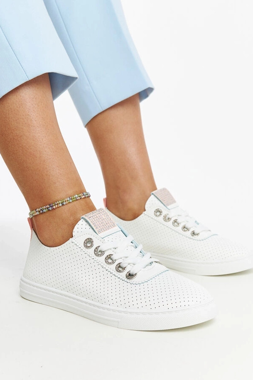 Baltas Anbarin eko-ādas kedas