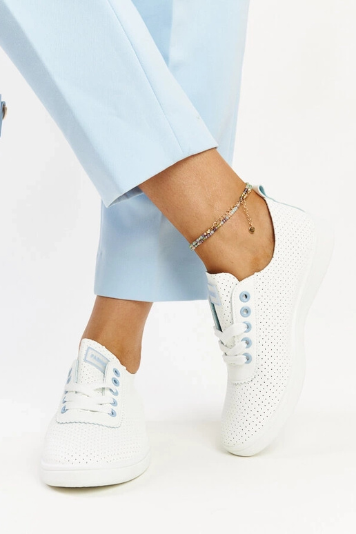 Baltas eko-ādas kedas Yusra