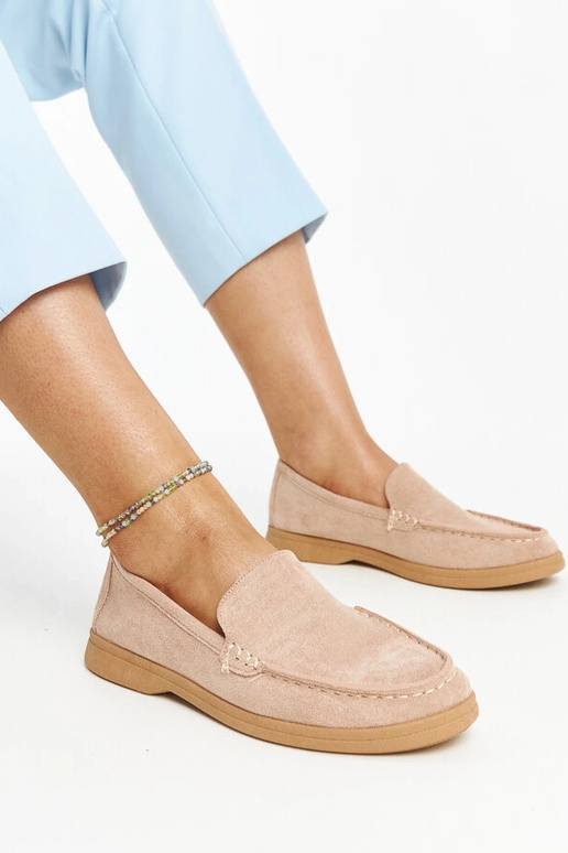 Bēšas zamšādas Rumay kurpes