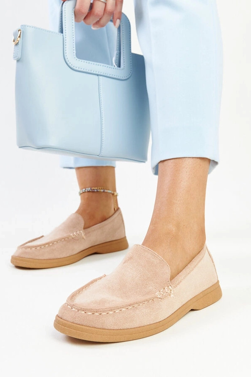 Bēšas zamšādas Rumay kurpes