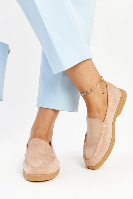 Bēšas zamšādas Rumay kurpes