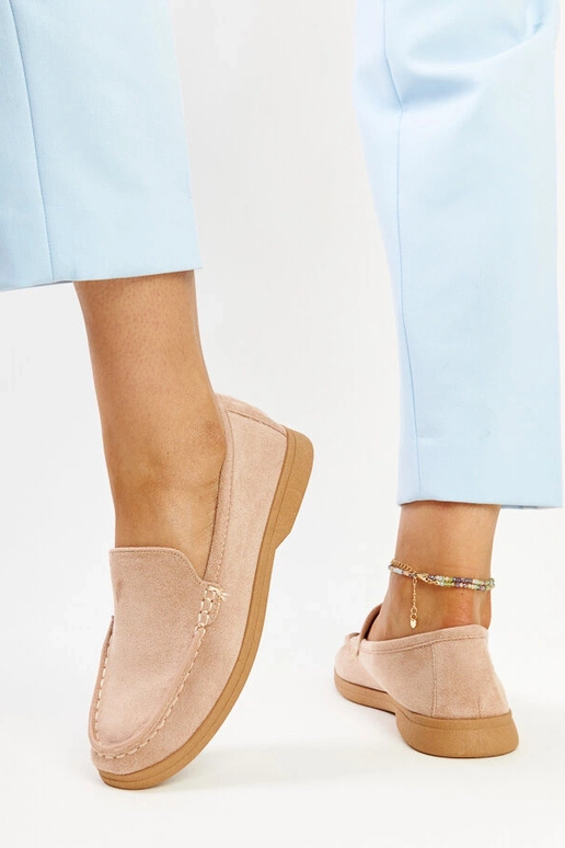 Bēšas zamšādas Rumay kurpes