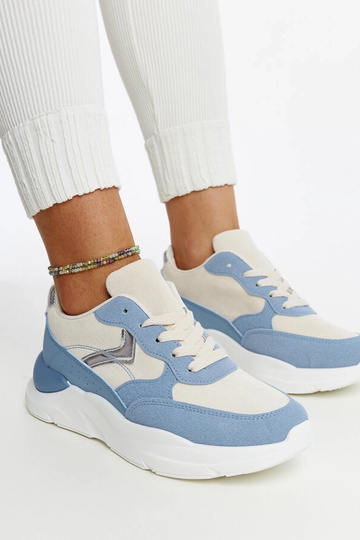 Bežīgi-zili sneakersi uz...