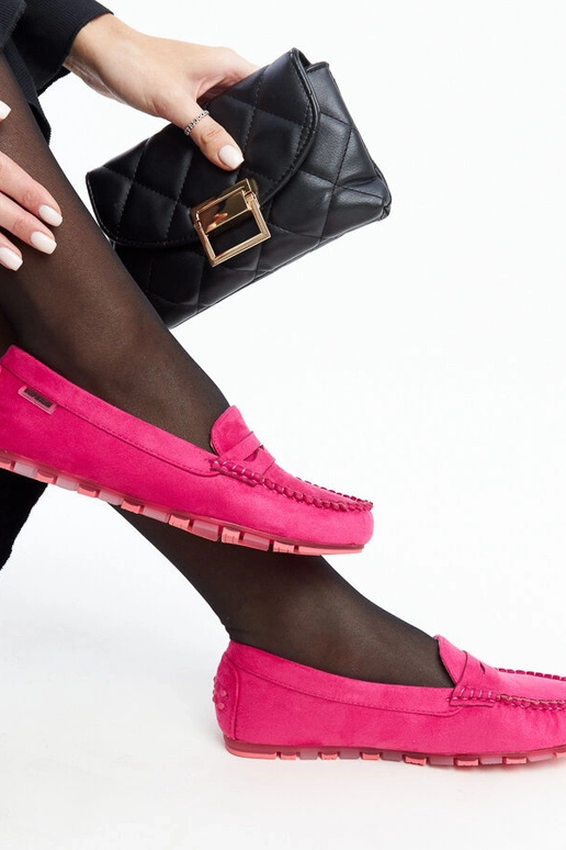 Nafisah tumši rozā zamšādas klaipi