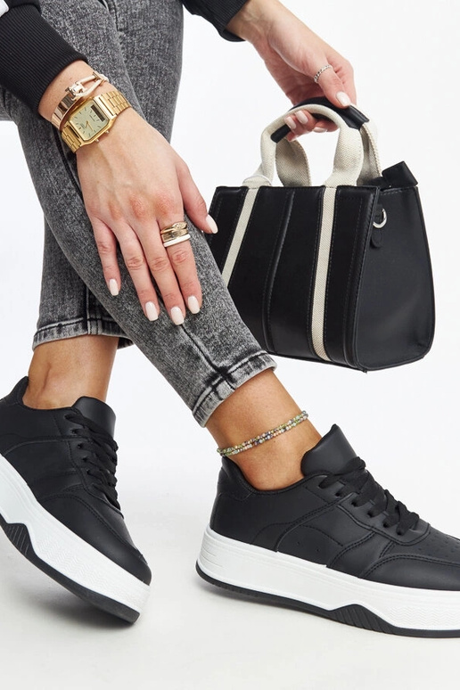 Melnas kedas ar biezāku zoli Rafida