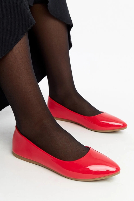 Sarkanas lakādas Brankica baleta lakas