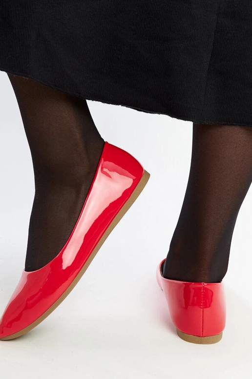 Sarkanas lakādas Brankica baleta lakas