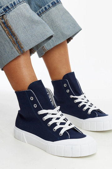 Vinka navy augstas augšdaļas kedas