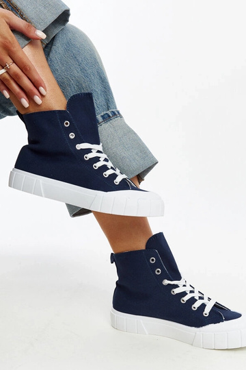 Vinka navy augstas augšdaļas kedas 2