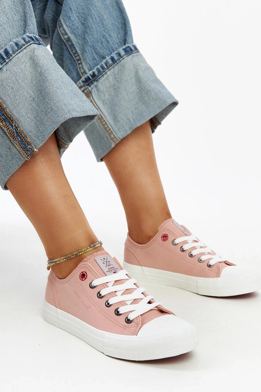 Rozā sieviešu kedas CROSS JEANS Rozā sieviešu kedas CROSS JEANS