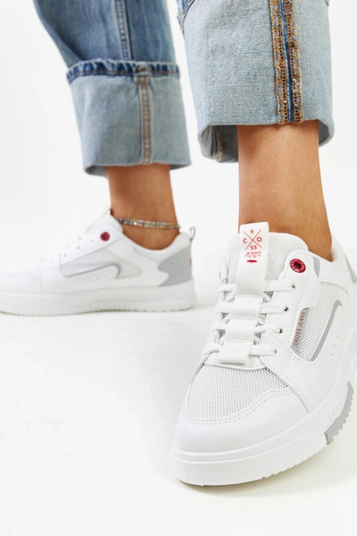 CROSS JEANS baltas sieviešu kedas