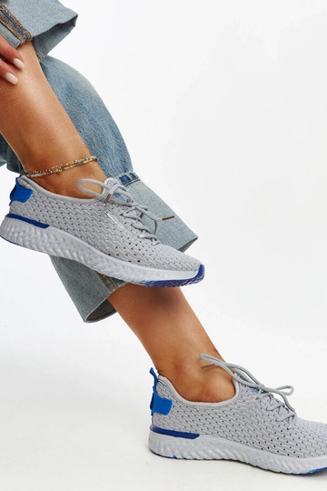 Pelēkas auduma kedas sievietēm CROSS JEANS