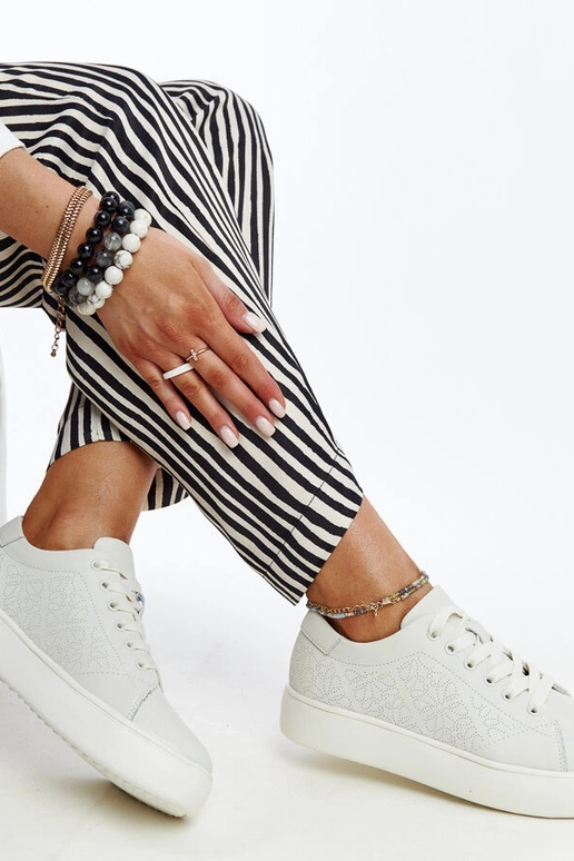 Bežīgi ādas tenisa apavi Sireen